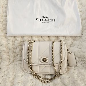 Coach Pillow Madison Shoulder Bag Chalk